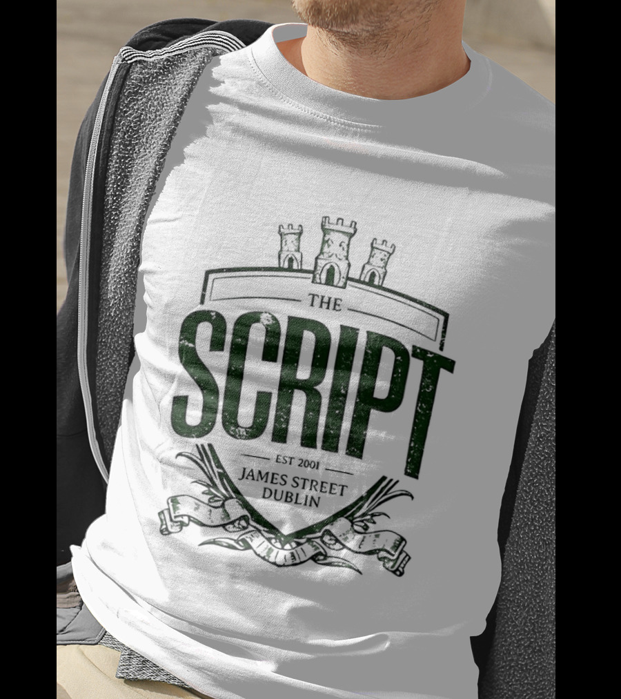 The Script James Street Dublin 2026 Tour Crest T-Shirt