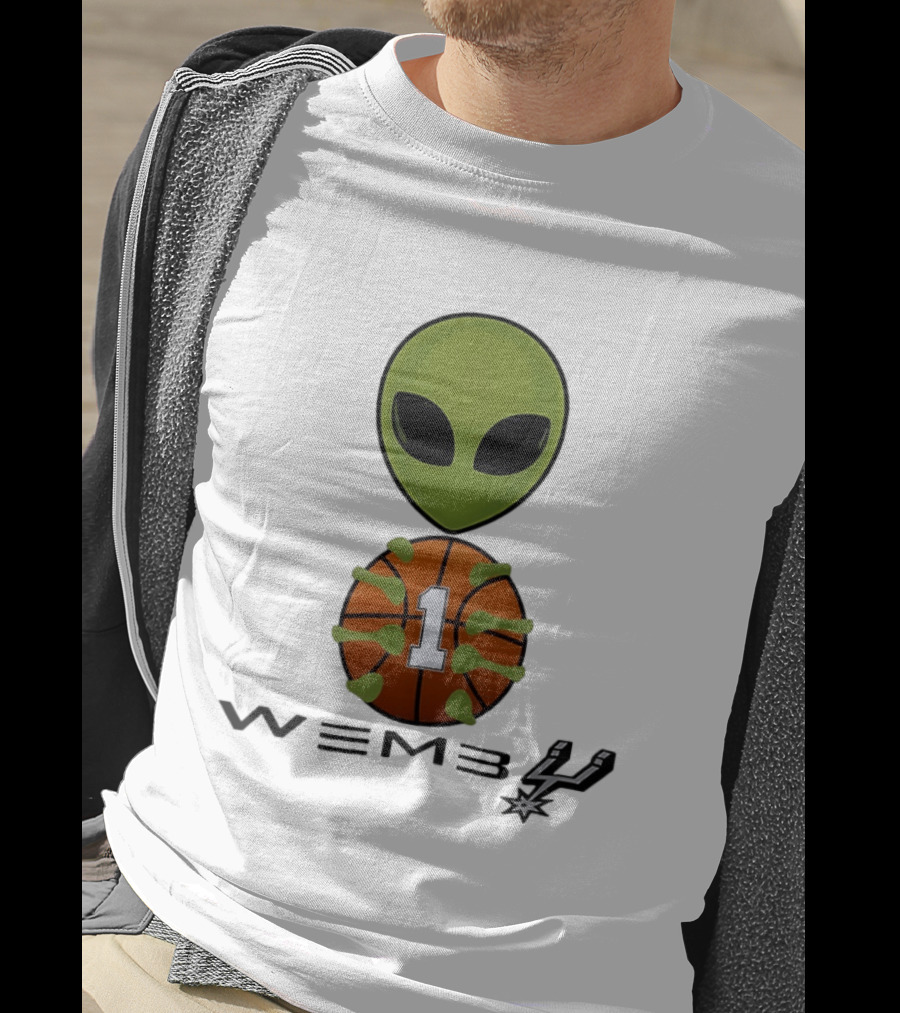 Wemby Alien Victor Wembanyama San Antonio Spurs NBA Basketball Alien T-Shirt
