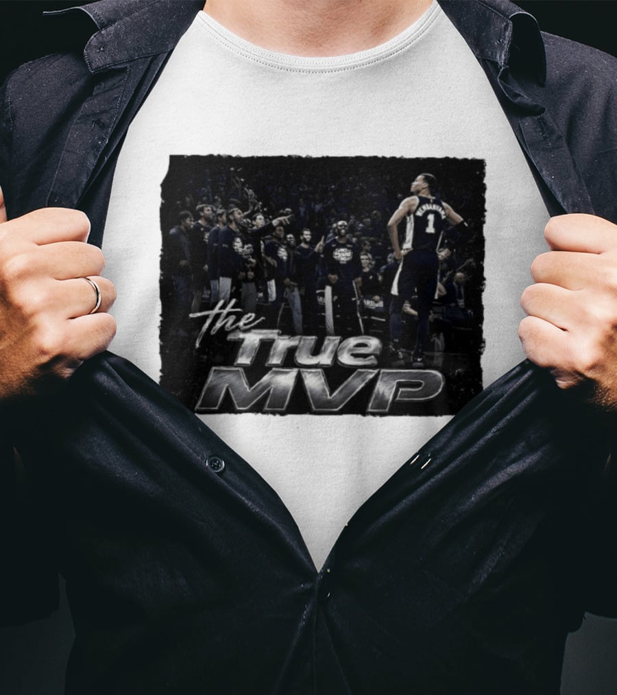 The True MVP San Antonio Basketball Wemby Number 1 T-Shirt