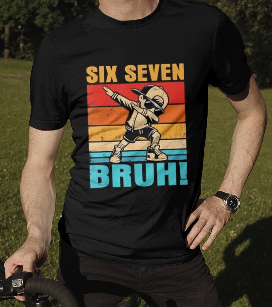 Six Seven Birthday Dab Bruh Kid T-Shirt