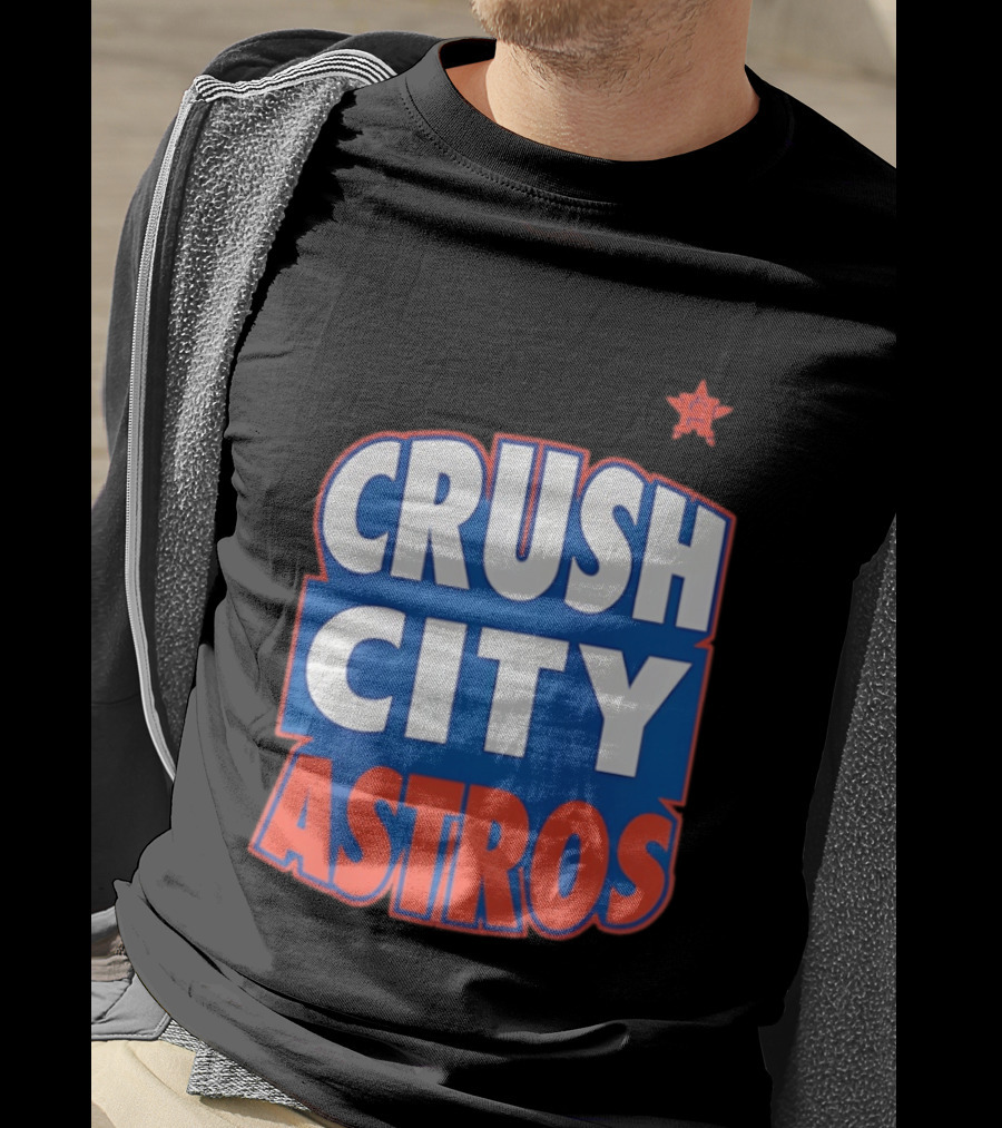 Houston Astros Crush City Astros Baseball Fan T-Shirt