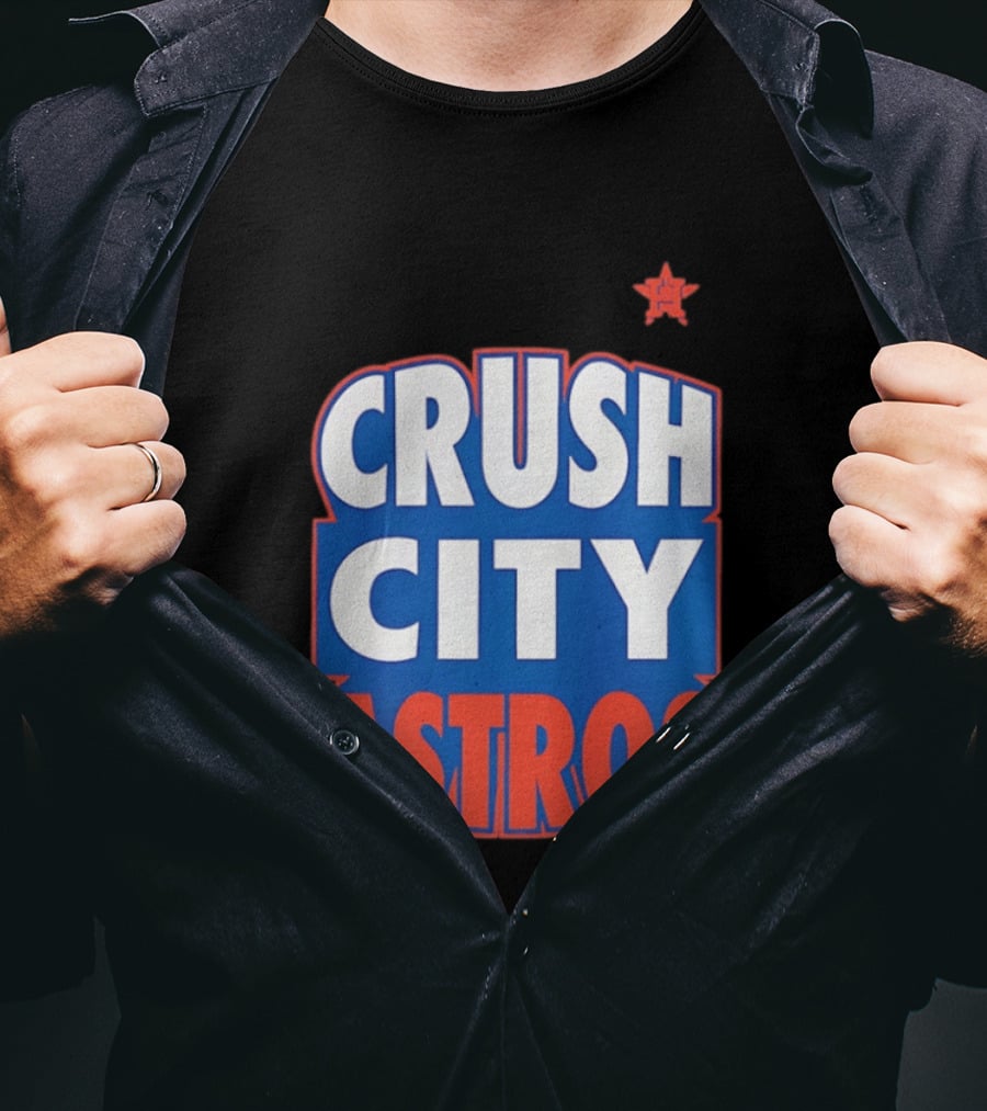Houston Astros Crush City Astros Baseball Fan T-Shirt
