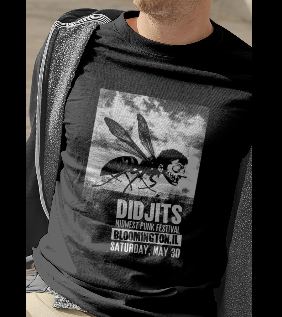 Didjits Midwest Punk Festival Bloomington IL Saturday May 30 T-Shirt