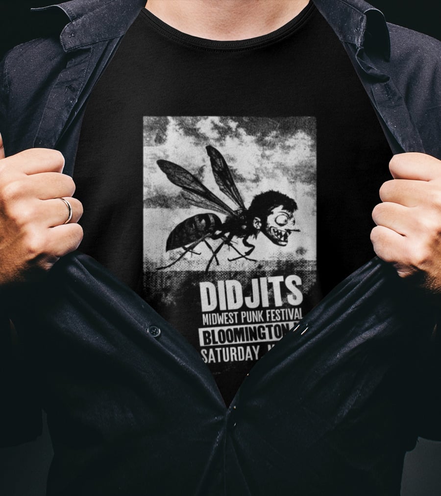 Didjits Midwest Punk Festival Bloomington IL Saturday May 30 T-Shirt