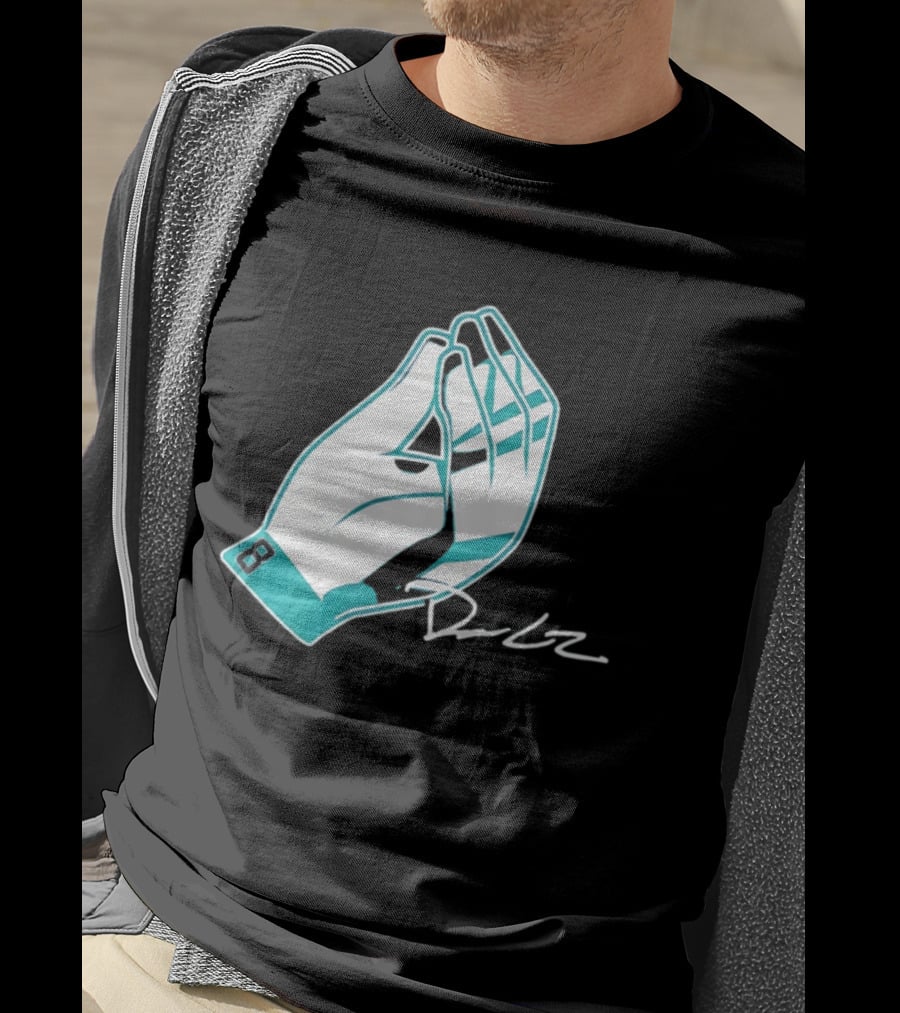 Dominic Canzone Seattle Mariners Che Vuoi Hand Gesture 8 Signature T-Shirt