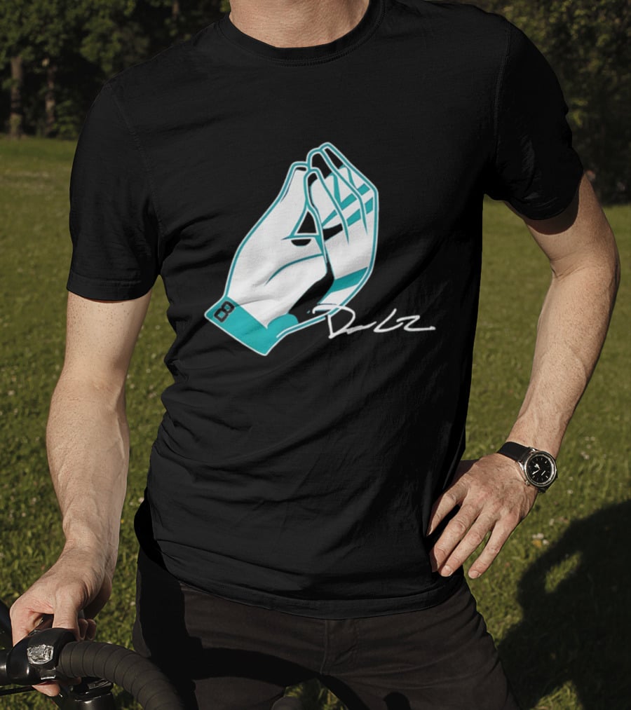 Dominic Canzone Seattle Mariners Che Vuoi Hand Gesture 8 Signature T-Shirt