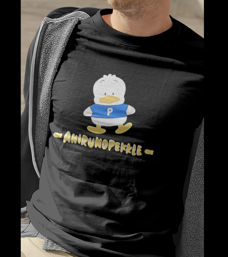 AhirunoPekkle P Blue Sanrio Character Duck T-Shirt
