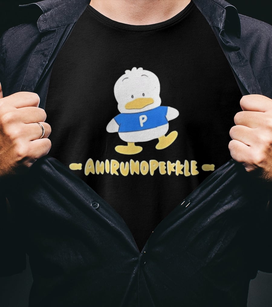 AhirunoPekkle P Blue Sanrio Character Duck T-Shirt