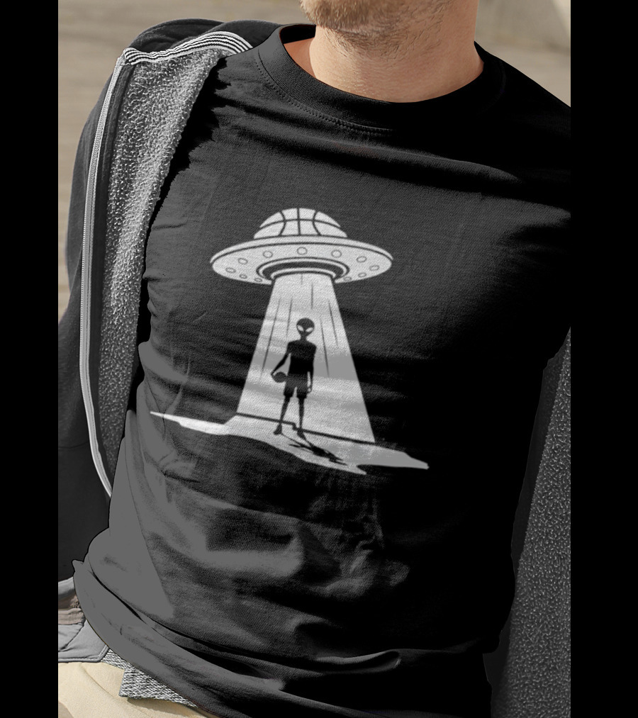 Victor Wembanyama Spurs UFO Alien Encounter T-Shirt