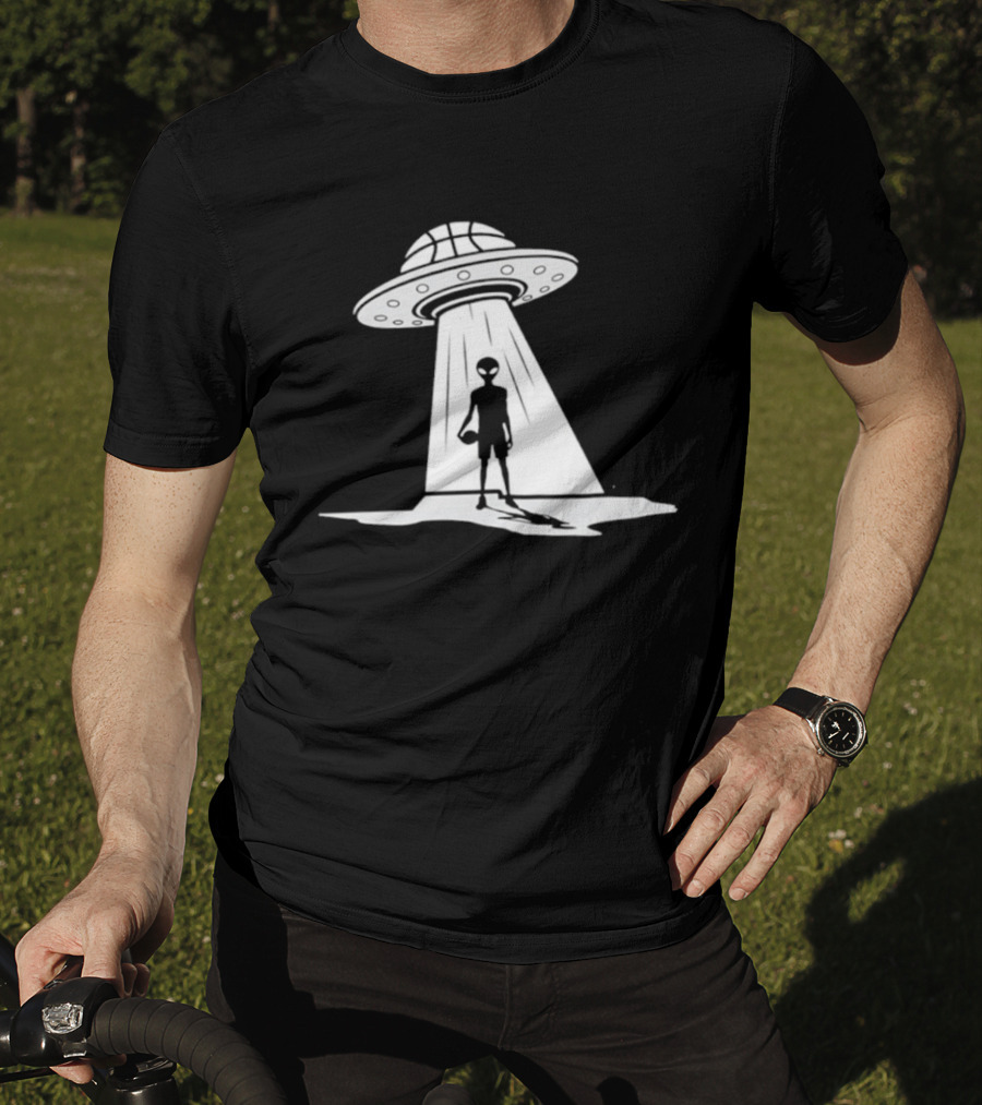 Victor Wembanyama Spurs UFO Alien Encounter T-Shirt
