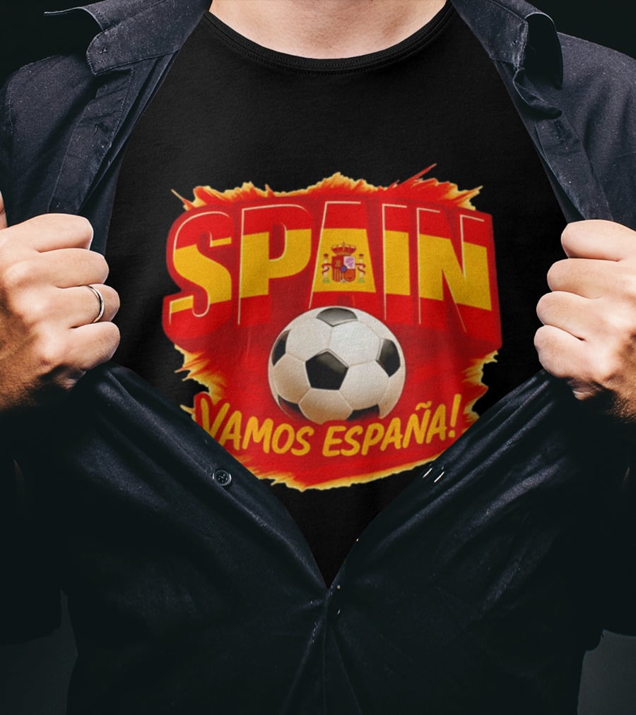 Spain Vamos España Soccer Ball T-Shirt