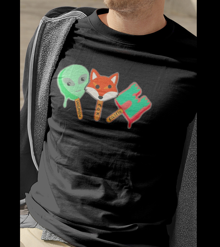 Wemby Fox Castle Popsicles Alien Fox 2026 San Antonio Spurs NBA Basketball T-Shirt