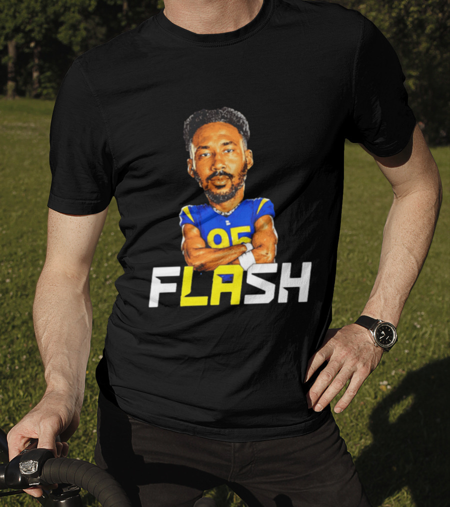 Los Angeles Rams Flash 95 Poona Ford T-Shirt