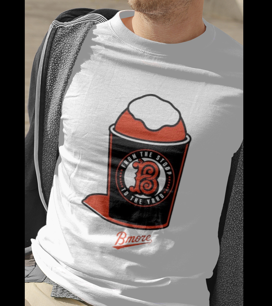 Baltimore Orioles From The Stoop To The Yard Bmore SnoCone T-Shirt