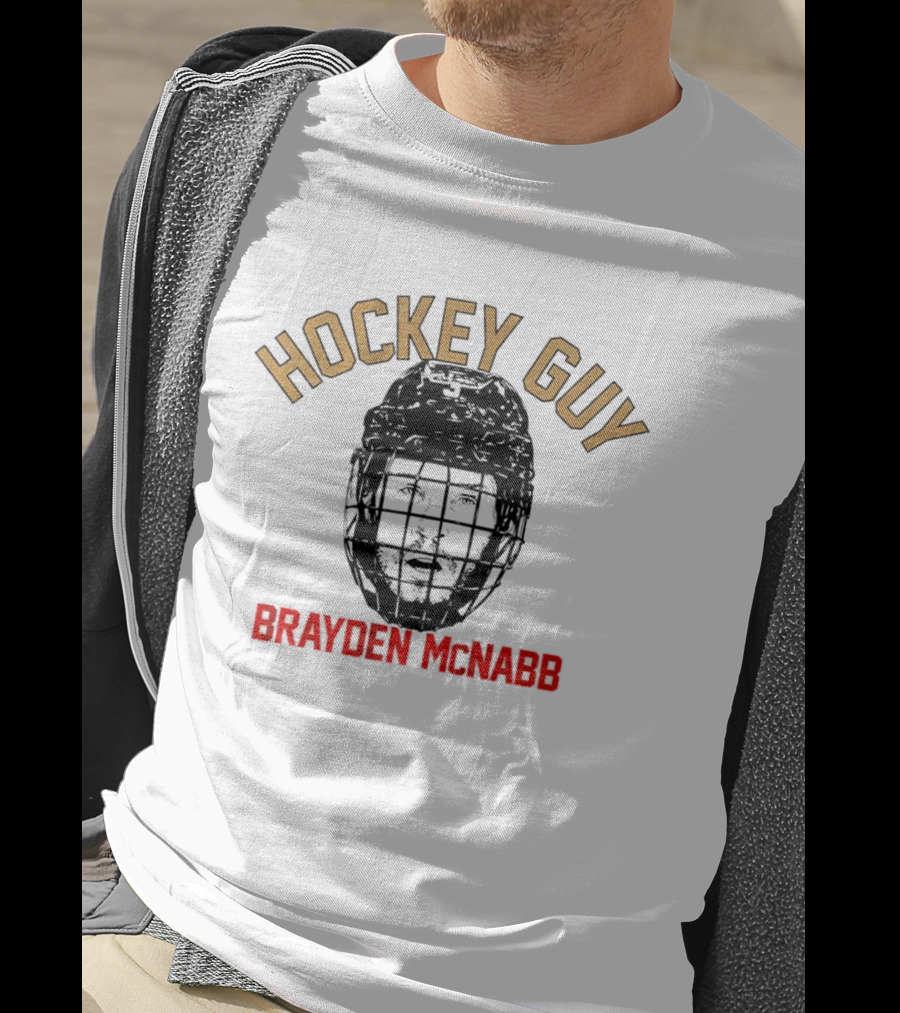 Brayden McNabb Vegas Golden Knights Hockey Guy Helmet T-Shirt