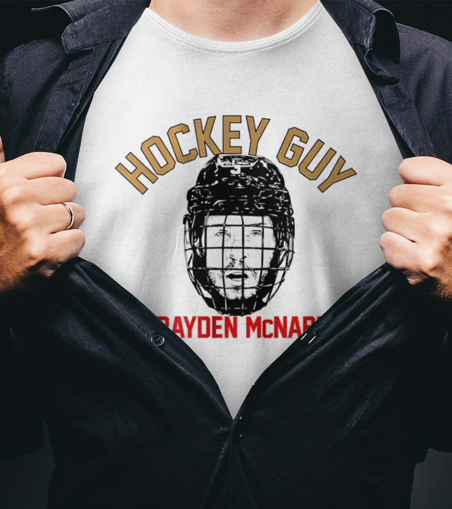 Brayden McNabb Vegas Golden Knights Hockey Guy Helmet T-Shirt