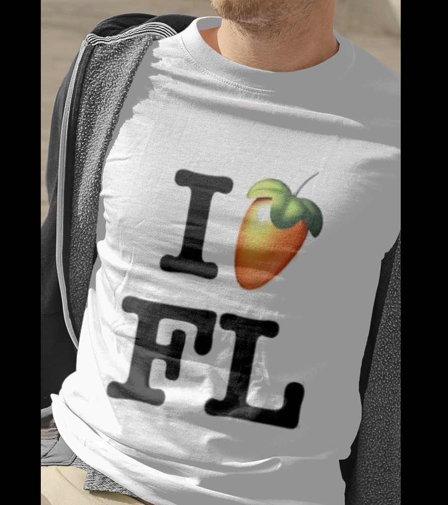 FL Studio I Love FL Logo Fruit T-Shirt