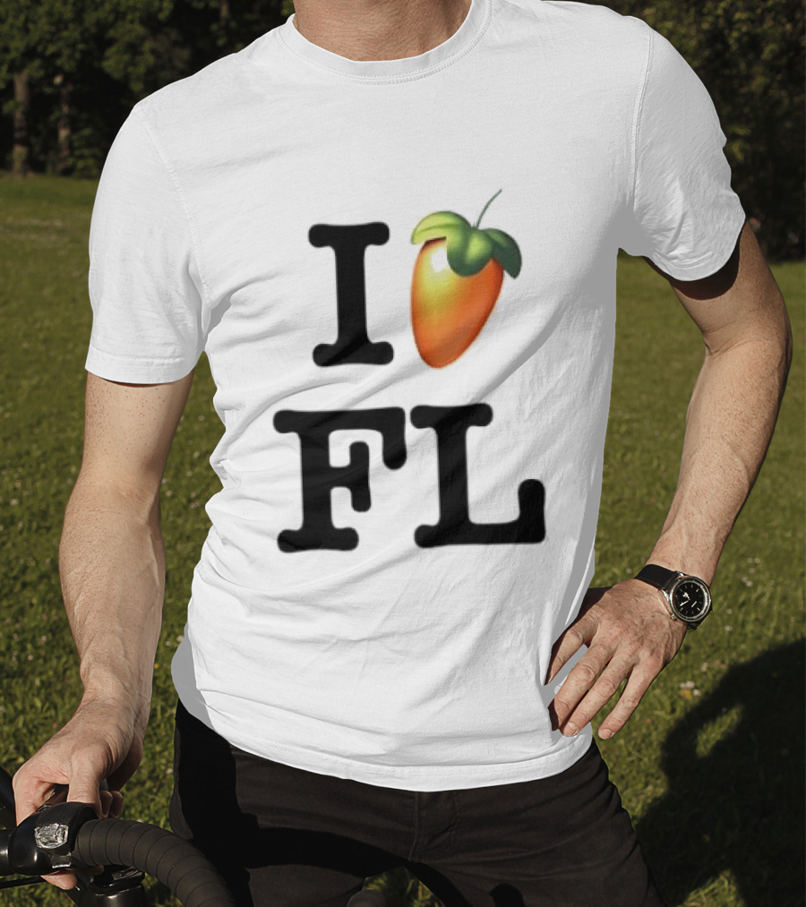 FL Studio I Love FL Logo Fruit T-Shirt