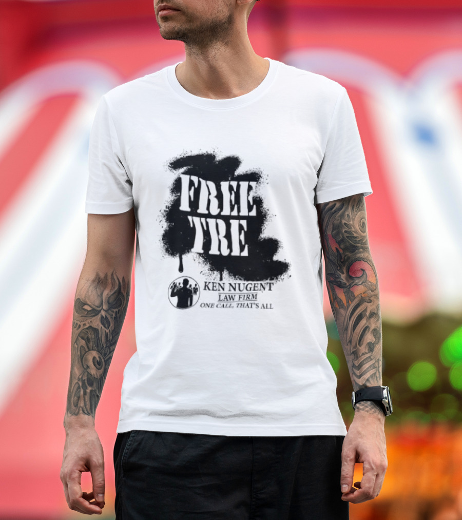 Free Tre Ken Nugent One Call That's All T-Shirt