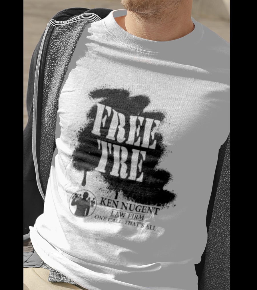 Free Tre Ken Nugent One Call That's All T-Shirt