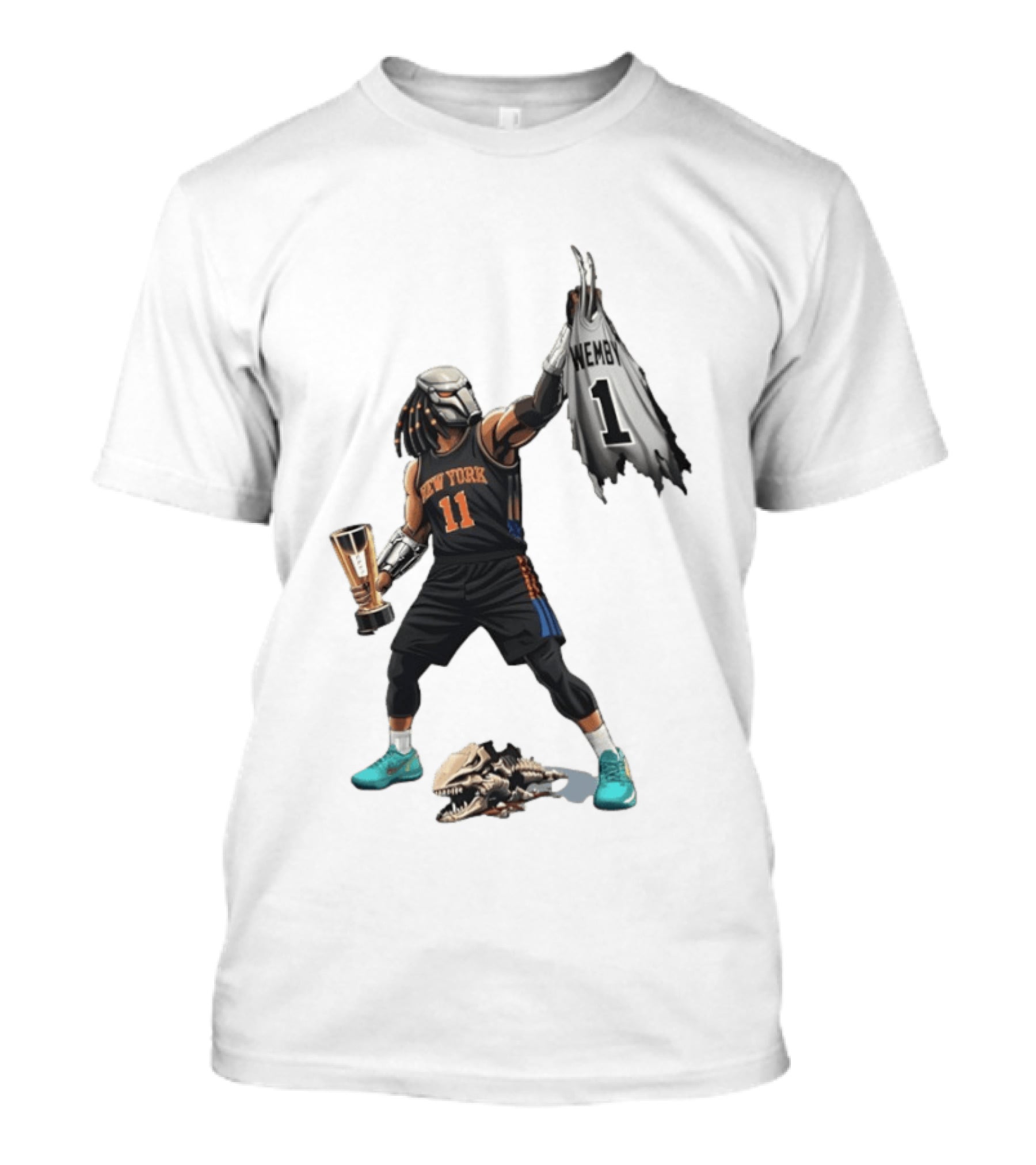 Jalen Brunson Warrior New York Knicks NBA Trophy Wemby 2026 T-Shirt