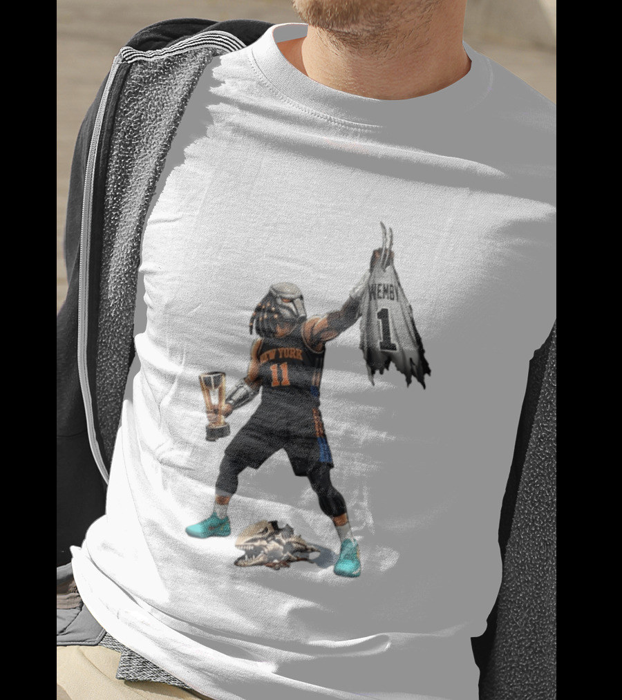 Jalen Brunson Warrior New York Knicks NBA Trophy Wemby 2026 T-Shirt