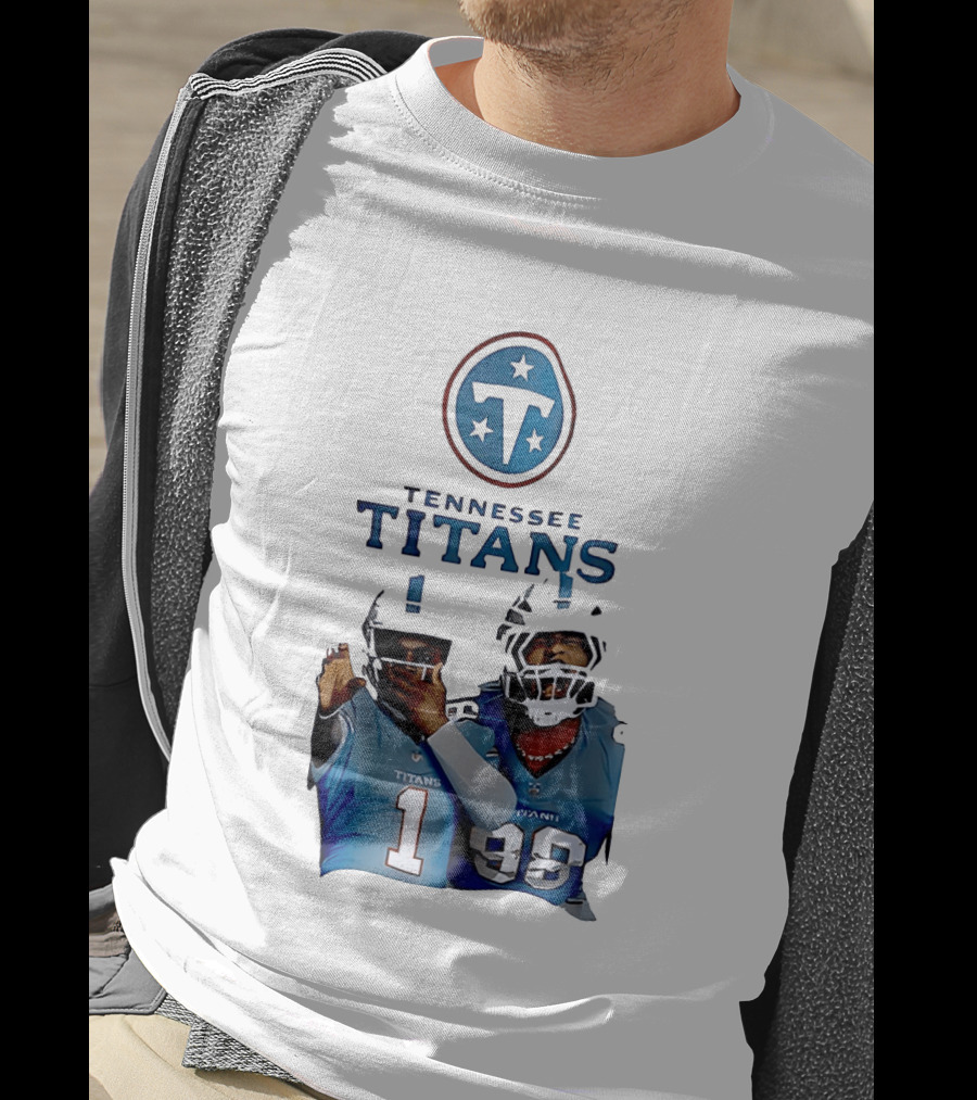 Tennessee Titans Step Brothers Kyler Murray Jeffery Simmons T-Shirt