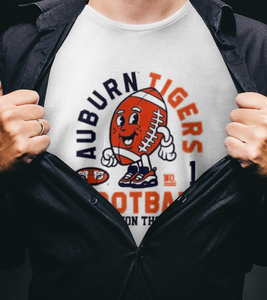 Auburn Tigers Football Payton Thorne Number 1 T-Shirt