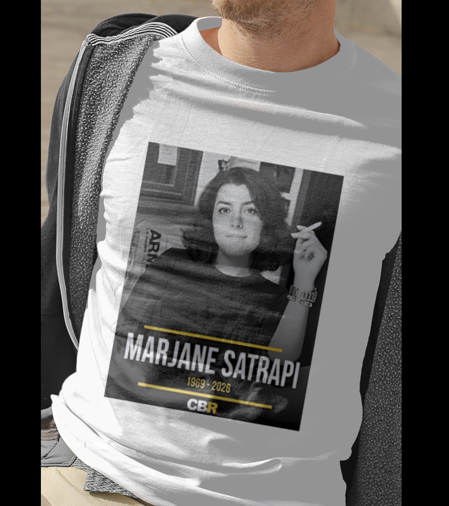 Marjane Satrapi 1969 2026 CBR Memorial T-Shirt