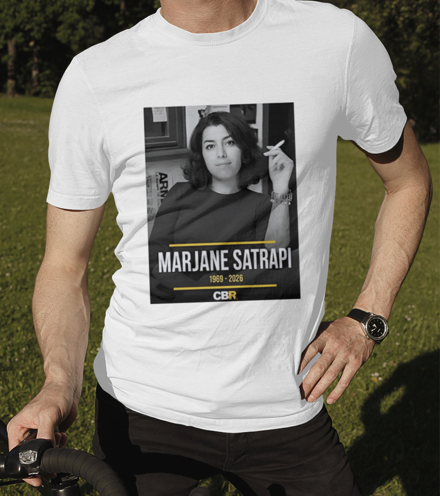 Marjane Satrapi 1969 2026 CBR Memorial T-Shirt