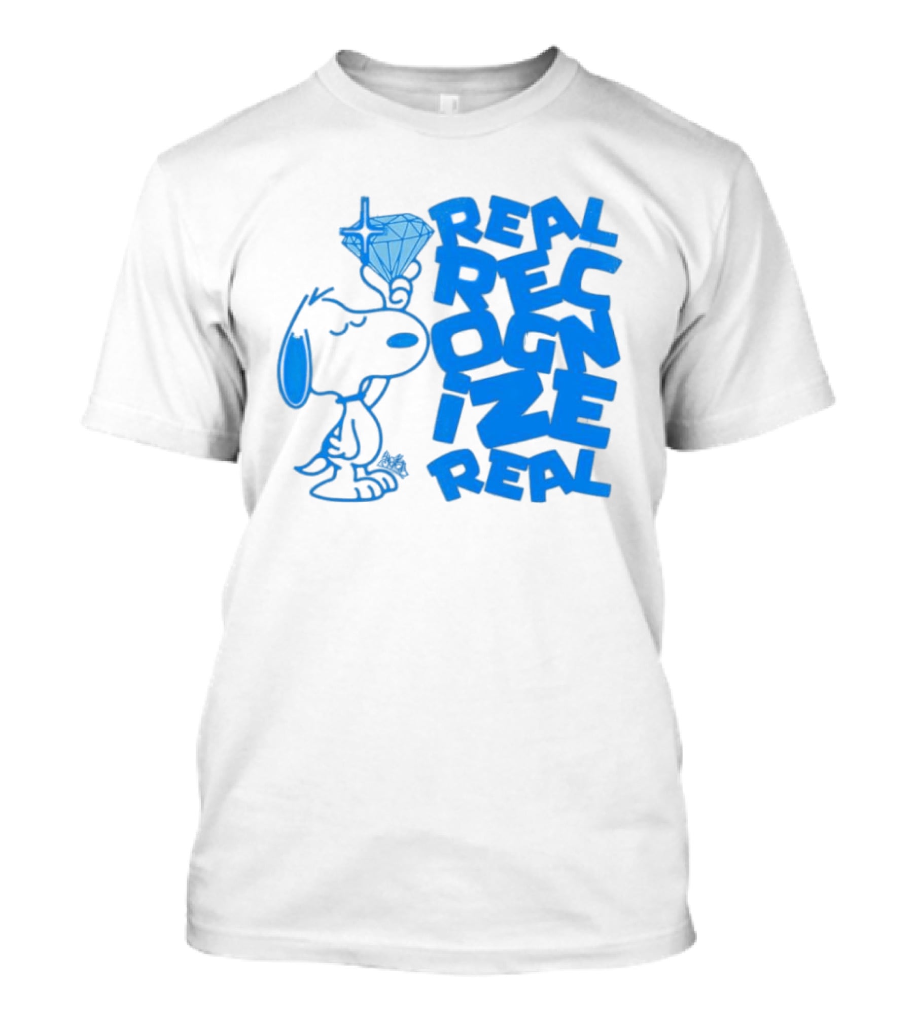 Snoopy Peanuts Real Recognize Real Diamond T-Shirt