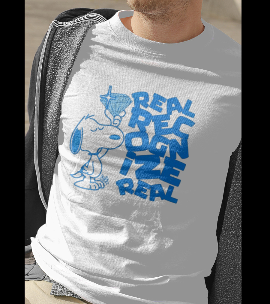 Snoopy Peanuts Real Recognize Real Diamond T-Shirt