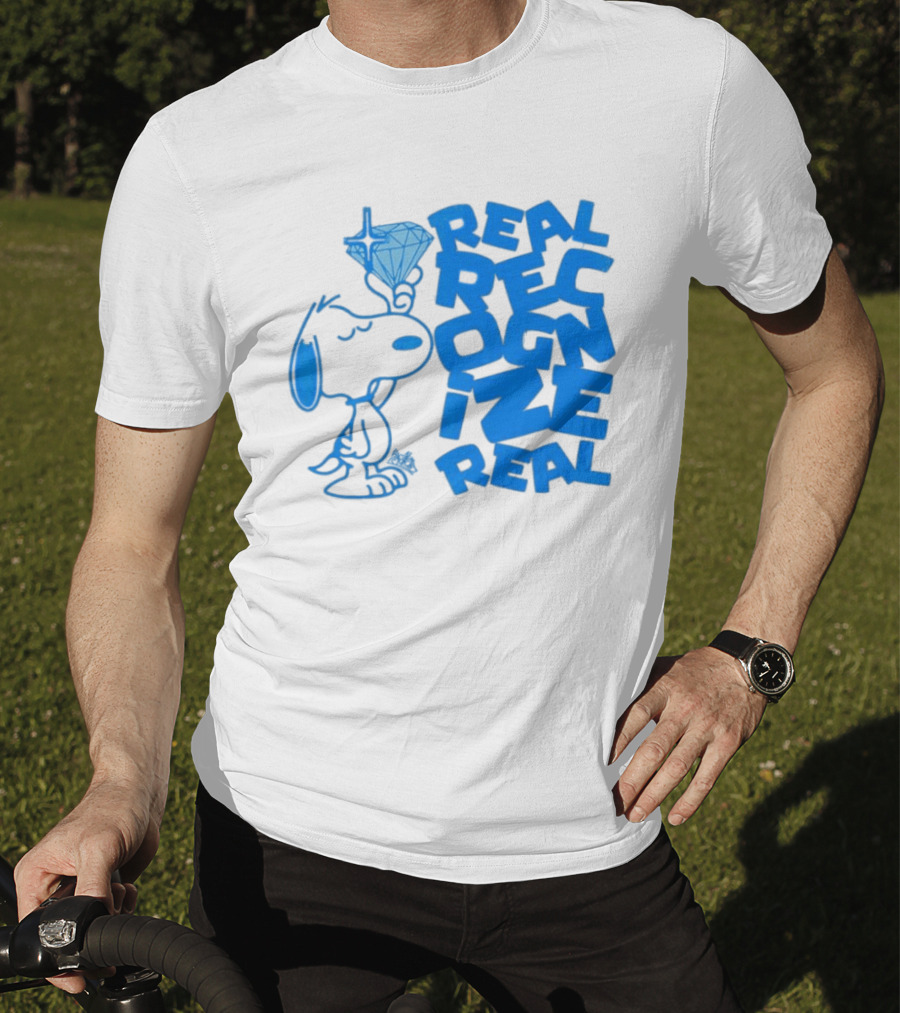 Snoopy Peanuts Real Recognize Real Diamond T-Shirt