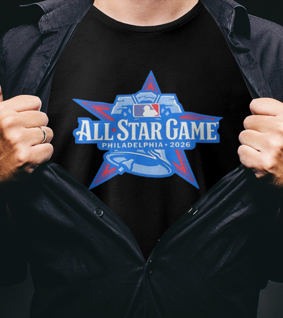 All Star Game Philadelphia 2026 MLB Liberty Bell Baseball T-Shirt