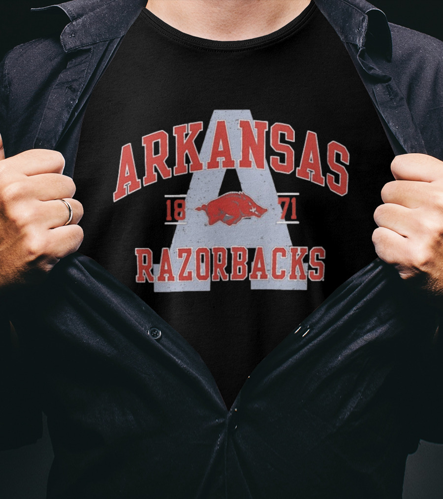 Arkansas Razorbacks 1871 University Of Arkansas Team Spirit Sportswear T-Shirt