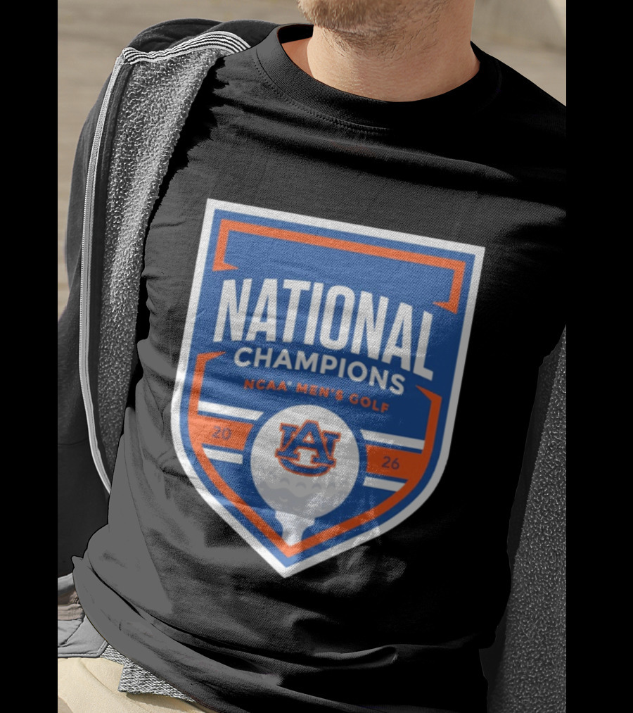 Auburn Tigers National Champions 2026 NCAA Men's Golf T-Shirt