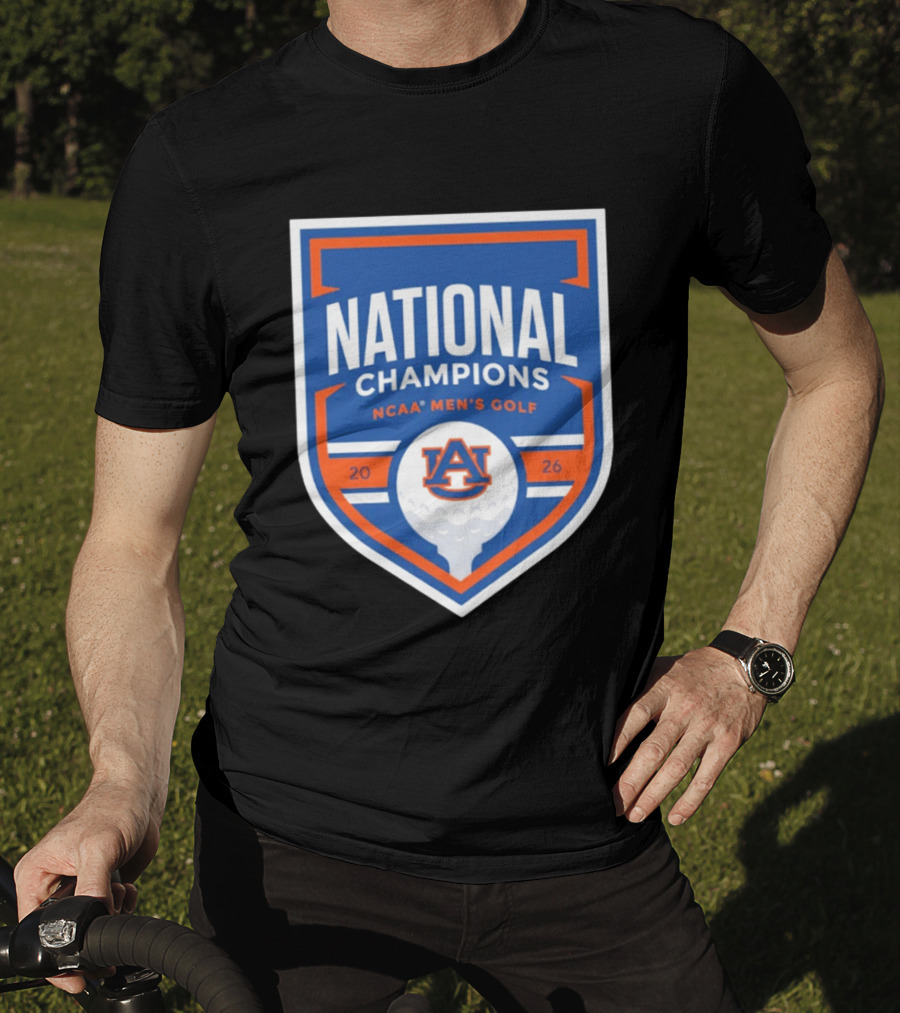 Auburn Tigers National Champions 2026 NCAA Men's Golf T-Shirt