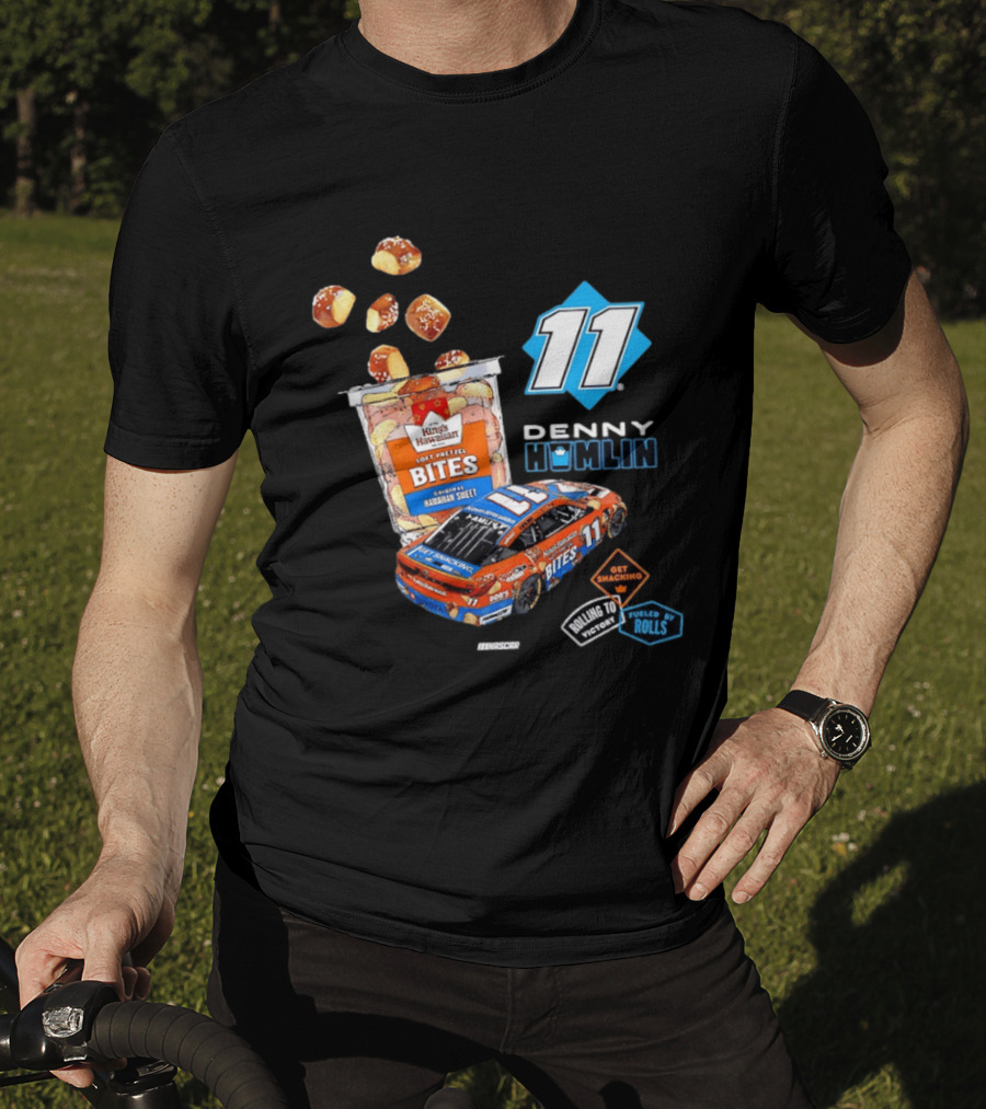 Denny Hamlin 11 Kings Hawaiian Soft Pretzel Bites Joe Gibbs Racing NASCAR T-Shirt