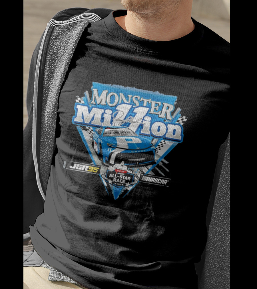 Monster Million Denny Hamlin 11 JGR35 Dover NASCAR All Star Race Toyota Camry T-Shirt