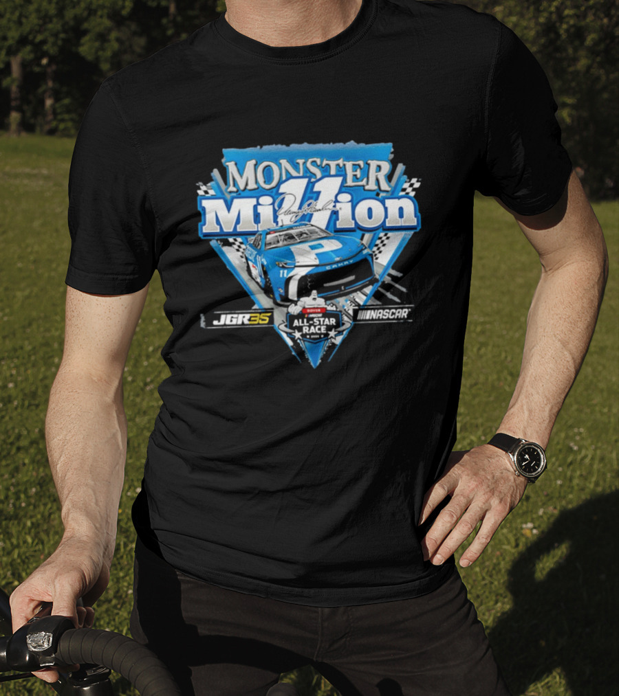 Monster Million Denny Hamlin 11 JGR35 Dover NASCAR All Star Race Toyota Camry T-Shirt