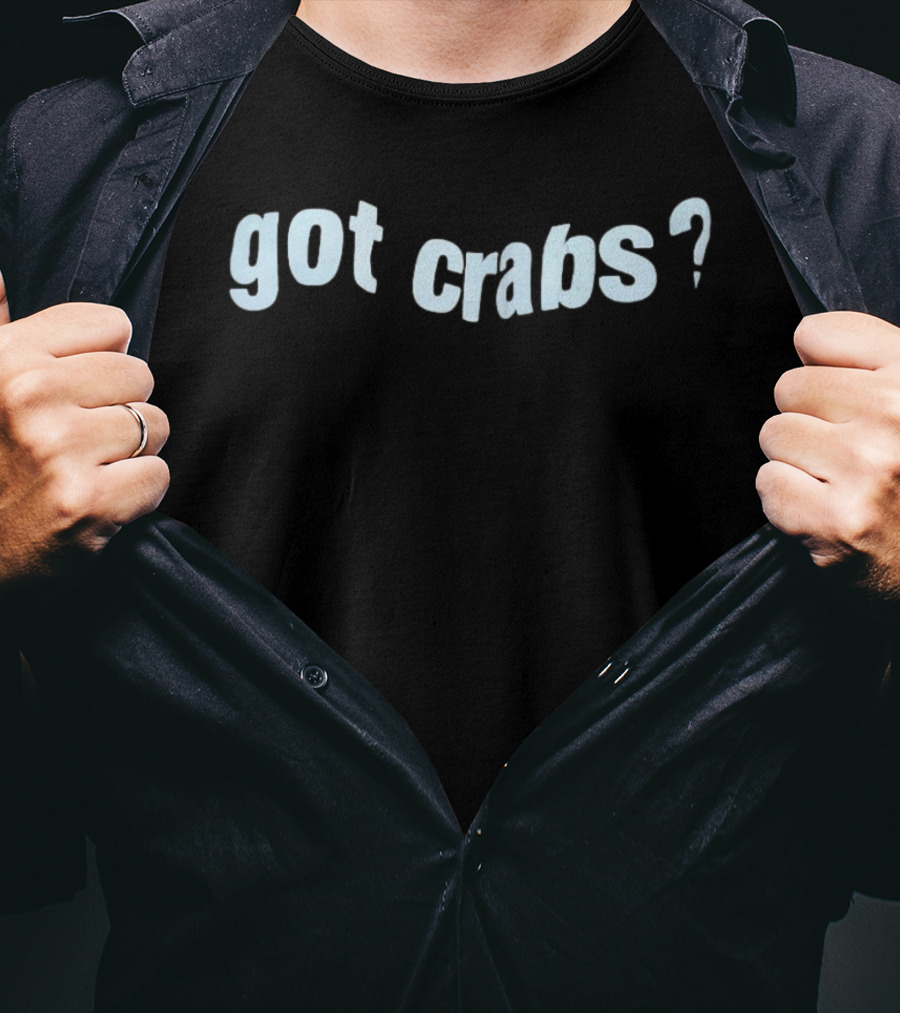 Got Crabs Question Mark Seafood Humor T-Shirt