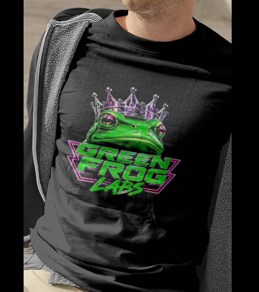 Green Frog Labs Crown Frog Royalty T-Shirt