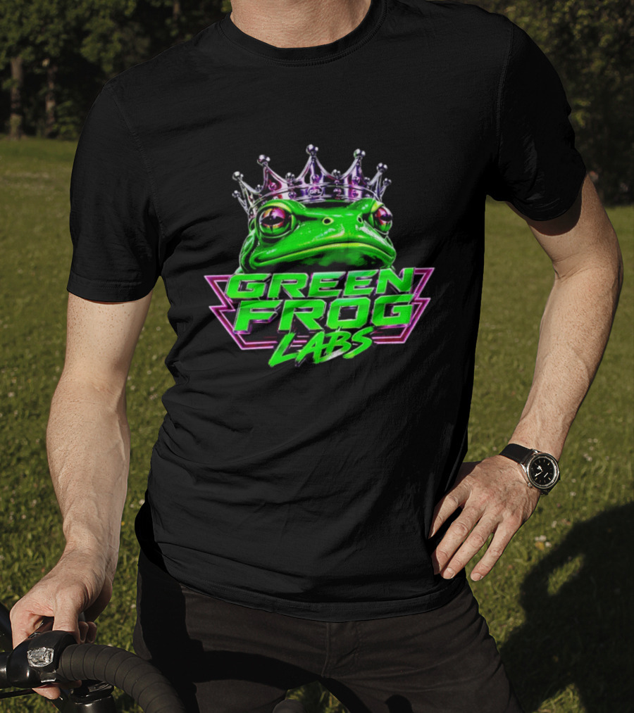 Green Frog Labs Crown Frog Royalty T-Shirt