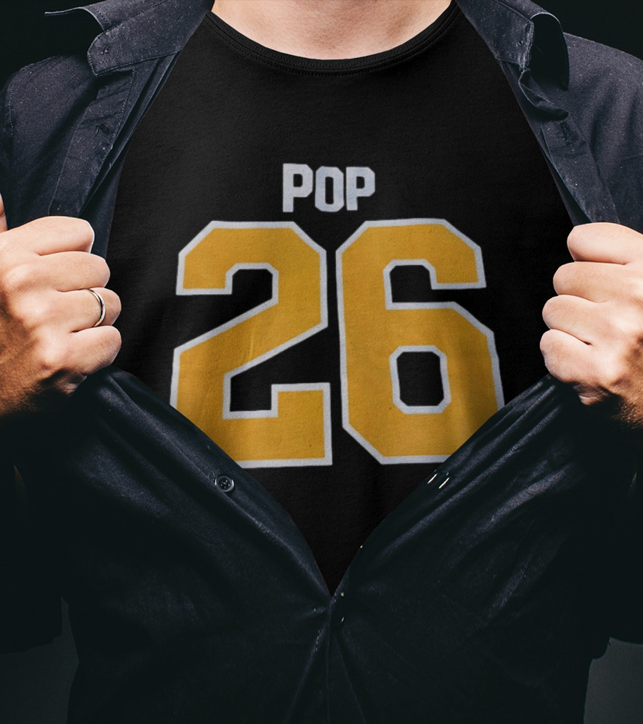 Gregg Popovich San Antonio Spurs NBA Pop 26 T-Shirt