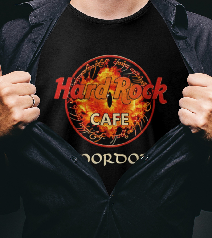 Hard Rock Cafe Mordor Eye Of Sauron The Lord Of The Rings T-Shirt