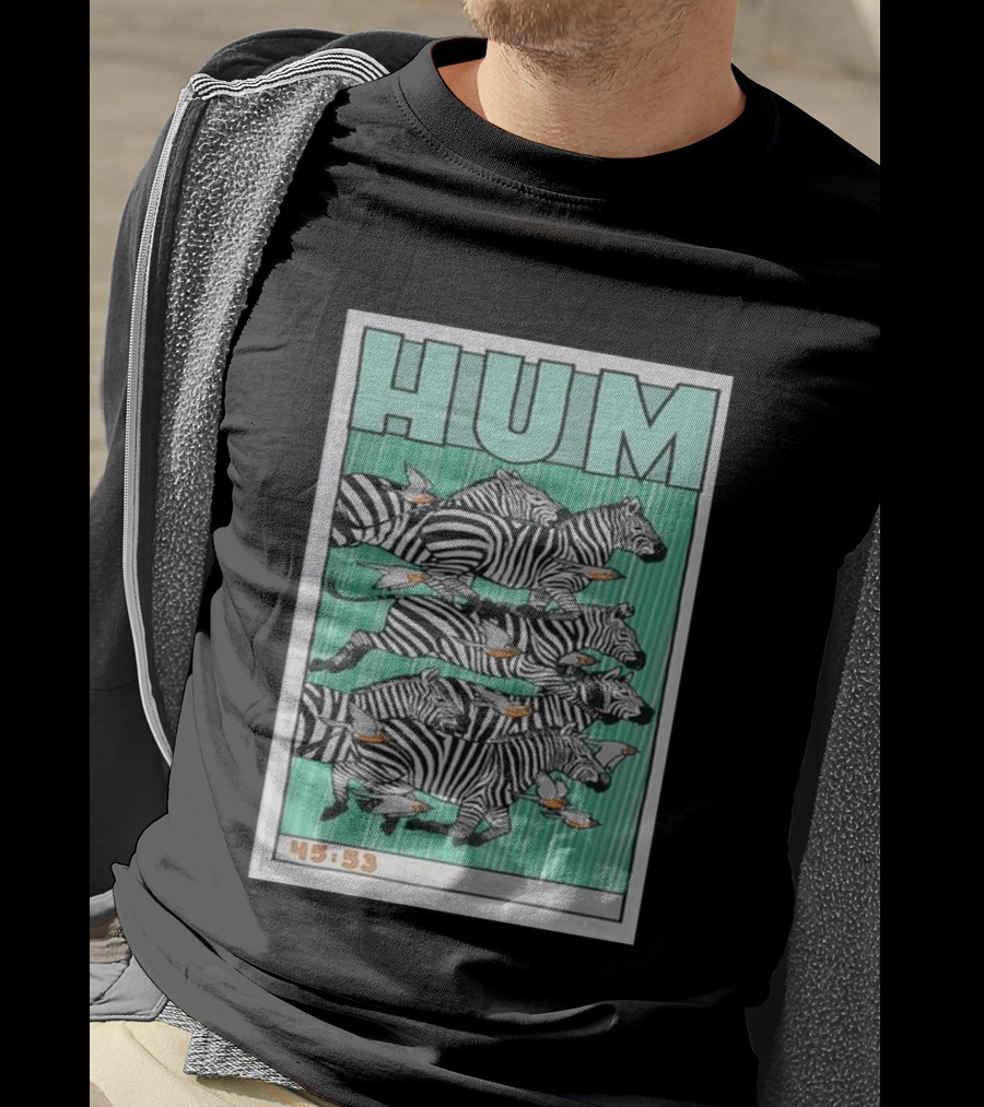 Hum Band Tour 2026 Concert Zebras 45:53 T-Shirt