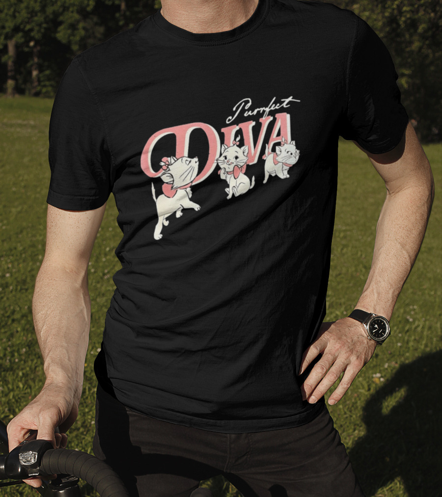 Marie The Aristocats Purrfect Diva Disney Cat T-Shirt