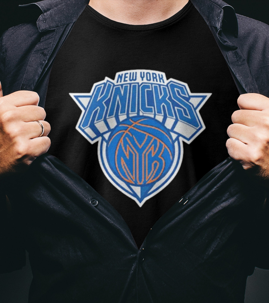 New York Knicks 2026 Blue Basketball Team T-Shirt