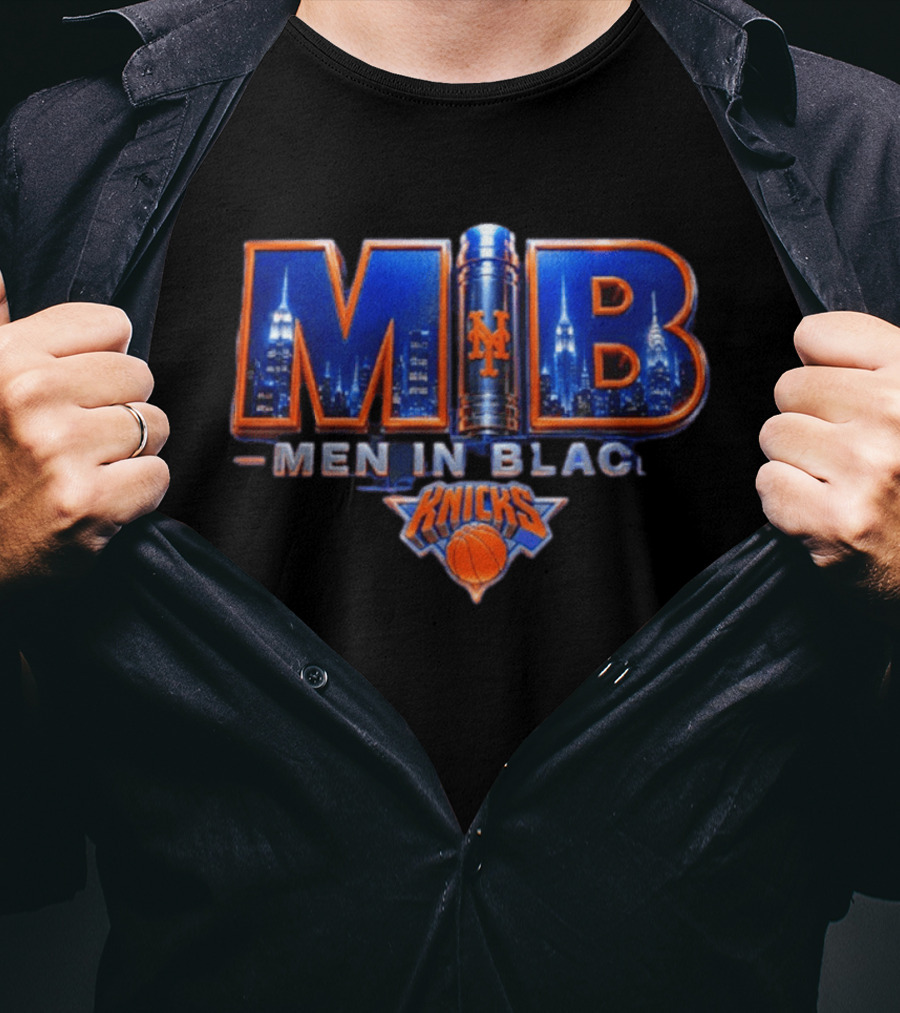 MIB Men In Black New York Knicks T-Shirt