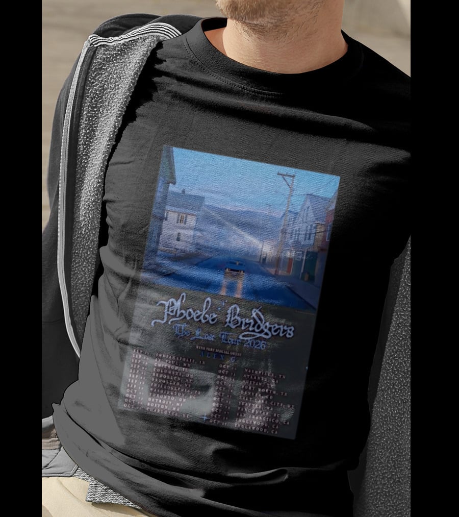 Phoebe Bridgers The Lost Tour 2026 With Alex G Concert Dates And Locations Indianapolis To Inglewood T-Shirt